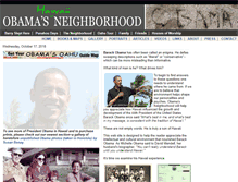 Tablet Screenshot of obamasneighborhood.com